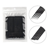 100PCS/Bag Bamboo Eyelash Extension Cleaning Swabs Lash Lift Glue Remover Applicators Microblade Makeup Micro Brushes Tools