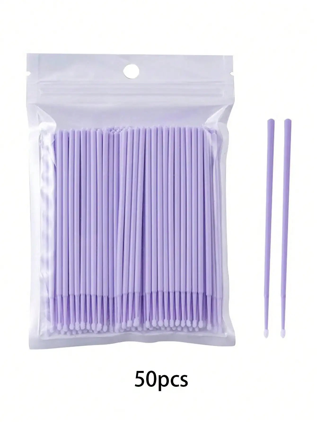 50/100pcs Nano Cleaning Swabs, Ultra Fine Makeup Remover Sticks For Eye Makeup, Contouring, Eyeliner, Lips And Skin Cleansing